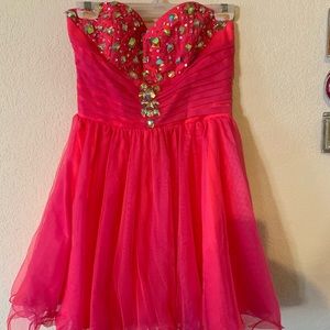 Pink homecoming dress